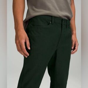 Lululemon ABC Pant Slim Utilitech Rainforest Green Stretch Chino Pants Men's 32